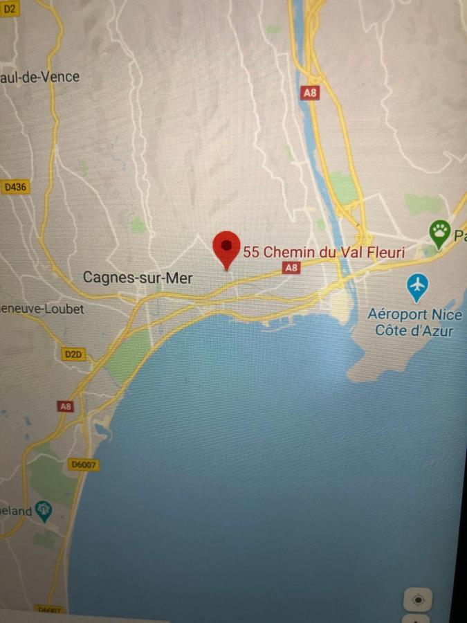 Villa C3 Arthur Rimbaub Chambre D'Hote Piscine Proche Mer Plage 600M Cagnes-sur-Mer Dış mekan fotoğraf